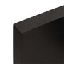 Dessus de table marron foncé bois chêne massif traité