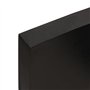 Dessus de table marron foncé bois chêne massif traité