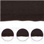 vidaXL Dessus de Table Marron foncé Bois chêne Massif traité, Dessus de Table de Remplacement, Dessus de Table Basse, Dessus de 