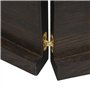 vidaXL Dessus de Table Marron foncé Bois chêne Massif traité, Dessus de Table de Remplacement, Dessus de Table Basse, Dessus de 