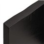 vidaXL Dessus de Table Marron foncé Bois chêne Massif traité, Dessus de Table de Remplacement, Dessus de Table Basse, Dessus de 