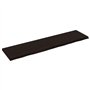 Dessus de table marron foncé bois chêne massif traité