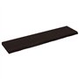 Dessus de table marron foncé bois chêne massif traité