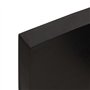 Dessus de table marron foncé bois chêne massif traité