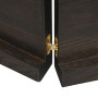 Dessus de table marron foncé bois chêne massif traité