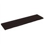 vidaXL Dessus de Table Marron foncé Bois chêne Massif traité