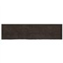 vidaXL Dessus de Table Marron foncé Bois chêne Massif traité, Dessus de Table de Remplacement, Dessus de Table Basse, Dessus de 