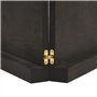 vidaXL Dessus de Table Marron foncé Bois chêne Massif traité, Dessus de Table de Remplacement, Dessus de Table Basse, Dessus de 
