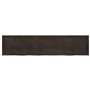 Dessus de table marron foncé bois chêne massif traité
