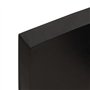 Dessus de table marron foncé bois chêne massif traité