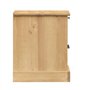 vidaXL Table de Chevet, Armoire de Nuit avec Tiroir, Armoire Latérale, Meuble de Rangement Chambre à Coucher Intérieur, Bois de 