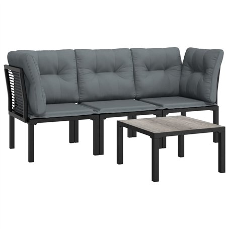vidaXL Salon de Jardin 4 pcs