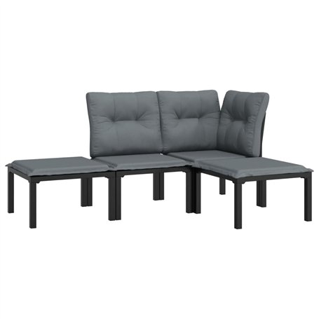 vidaXL Salon de Jardin 4 pcs