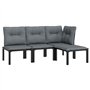 vidaXL Salon de Jardin 4 pcs