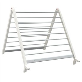 vidaXL Séchoir pour Baignoire Extensible 53-90 cm Aluminium