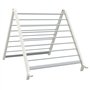 vidaXL Séchoir pour Baignoire Extensible 53-90 cm Aluminium
