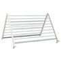 vidaXL Séchoir pour Baignoire Extensible 53-90 cm Aluminium, étendoir à Linge, étendoir à Linge d'intérieur, étendoir à Linge Pl