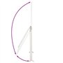 vidaXL Séchoir pour Baignoire Extensible 53-90 cm Aluminium, étendoir à Linge, étendoir à Linge d'intérieur, étendoir à Linge Pl