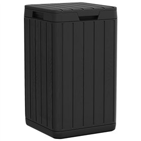 vidaXL Poubelle d'extérieur anthracite 38x38x65 cm PP