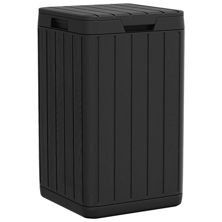 vidaXL Poubelle d'extérieur anthracite 38x38x65 cm PP
