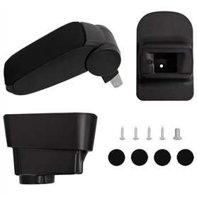 Accoudoir de voiture noir 11x35x(32 49) cm ABS