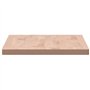 vidaXL Dessus de Table, Plateau de Bureau, Dessus de Table de Remplacement Salle de Séjour, 80x40x2,5 cm Rectangulaire Bois Mass