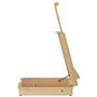 vidaXL Chevalet de Table, Chevalet d'Artiste avec Hauteur et Angle Réglables, Support de Chevalet de Table de Peinture Portable,