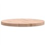 vidaXL Dessus de Table, Plateau de Table de Remplacement, Dessus de Table Basse Salle de Séjour Intérieur, Ø60x4 cm Rond Bois Ma