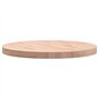 vidaXL Dessus de Table, Plateau de Table de Remplacement, Dessus de Table Basse Salle de Séjour Intérieur, Ø60x4 cm Rond Bois Ma