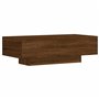 vidaXL Table Basse, Table d'Appoint Rectangulaire, Bout de Canapé, Meuble de Salon Salle de Séjour Intérieur, Moderne, Chêne Mar