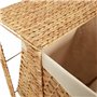 vidaXL Panier à Linge 44x34x64 cm hyacinthe d'eau, Sac à Linge, boîte à Linge, trieur à Linge, Poubelle à Linge, Panier à Linge 