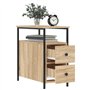 vidaXL Table de Chevet, Armoire de Nuit avec Pieds Réglables, Armoire de Lit avec Rangement, Table de Nuit Chambre à Coucher, Ch