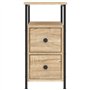 vidaXL Table de Chevet, Armoire de Nuit avec Pieds Réglables, Armoire de Lit avec Rangement, Table de Nuit Chambre à Coucher, Ch
