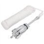 vidaXL Ancre Pliable avec Corde argenté 2