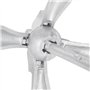 vidaXL Ancre Pliable avec Corde argenté 2,5 kg Fer malléable, Ancre, Ancre de Bateau, Ancre de grappin, Ancre de grappin d'ancra