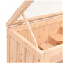 vidaXL Cage à Hamster 60x35,5x42 cm Bois Massif de Sapin, Maison pour Hamster, Cage à Rat, Cage à Gerbille, Cage à Souris, Maiso