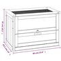vidaXL Cage à Hamster 60x35,5x42 cm Bois Massif de Sapin, Maison pour Hamster, Cage à Rat, Cage à Gerbille, Cage à Souris, Maiso