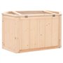 vidaXL Cage à Hamster 80x40x43 cm Bois Massif de Sapin, Maison pour Hamster, Cage à Rat, Cage à Gerbille, Cage à Souris, Maison 