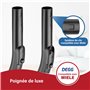 DEGG Poignée de rechange pour aspirateur Miele - 35mm - Pièces d'aspirateur - Compatible avec le système à clics Miele - Qualité