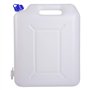 Jerrycanshop Jerrican en plastique (PEHD) 20 l avec robinet - Bidon pour eau et nourriture - Bidon d'eau - 20 l - Plastique (PEH