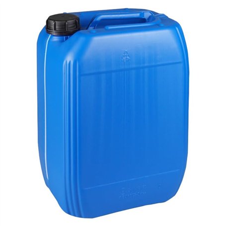 Jerrycanshop Jerrican empilable 20 l UN – Jerrican de carburant – Bidon d'eau – En plastique (PEHD) – DIN 61 – Sans BPA – Bleu