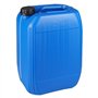 Jerrycanshop Jerrican empilable 20 l UN – Jerrican de carburant – Bidon d'eau – En plastique (PEHD) – DIN 61 – Sans BPA – Bleu