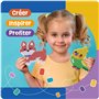 Smowo® Plaques de Perles à Repasser 10 mm pour Animaux - 4 Plaques à Emboîter et Modèles - Chien, Chat, Oiseau, Lapin - Pour Enf