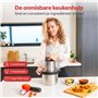 AoraKitchen Hachoir - 5 litres - 2 vitesses - Chopper - 2000 W - Électrique - 4 lames en acier inoxydable
