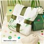 ODOXIA Couverture Etape Bébé en Français | Langes Coton Bébé | Tapis Mois Bebe Garçon Ou Fille, Unisexe | Thème Feuilles | Cadea
