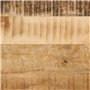 vidaXL Tables Basses Gigognes 3 pcs, Tables d'Appoint, Bouts de Canapé, Meubles de Salon Salle de Séjour, Bois Massif de Manguie