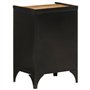 vidaXL Armoire de Salle de Bain, Placard de Toilette avec Compartiment, Meuble de Rangement avec Porte, Moderne, Fer et Bois de 