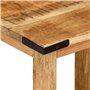vidaXL Tables d'appoint gigognes 3 pcs Bois de manguier Massif Brut, Table gigogne, Support gigogne, Table gigogne de Salon