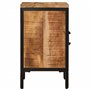 vidaXL Table de Chevet 40x30x52,5 cm Bois de manguier Massif Brut, Armoire de lit, Meuble de Chambre à Coucher, Table de Chevet 