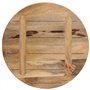 vidaXL Dessus de Table, Dessus de Table de Remplacement, Dessus de Rechange Salle à Manger, Ø 60x2,5 cm Rond Bois Massif de Mang